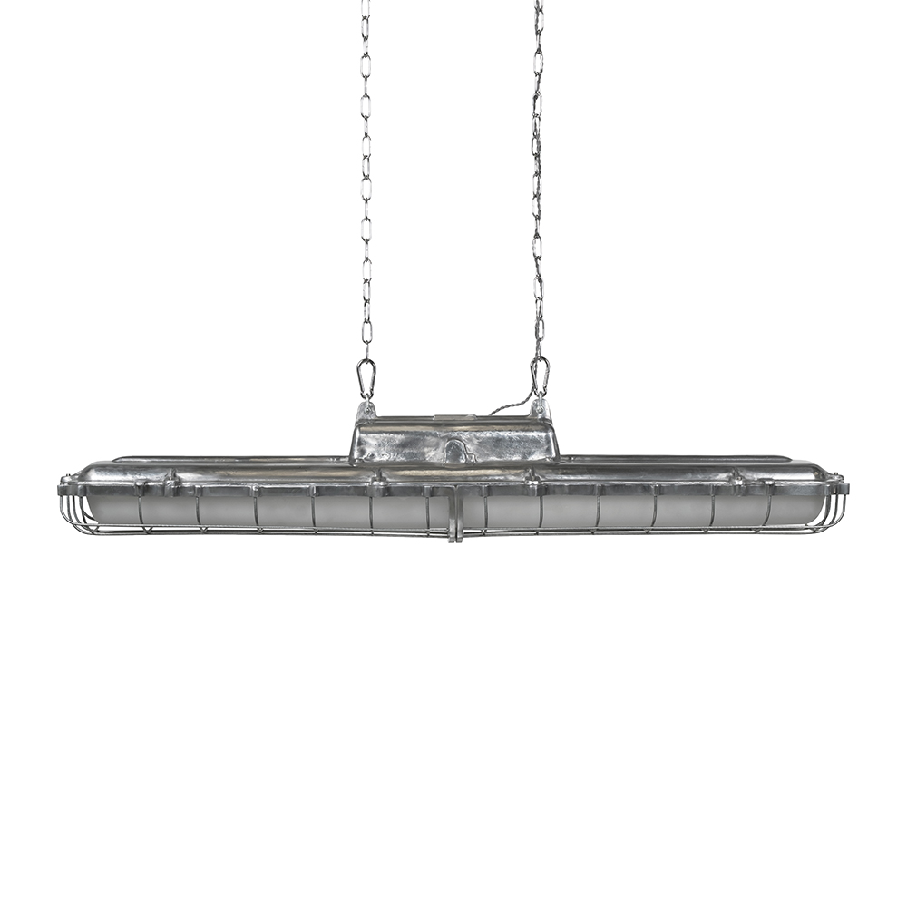 Warwick Aluminum Industrial Strip Large Pendant Light