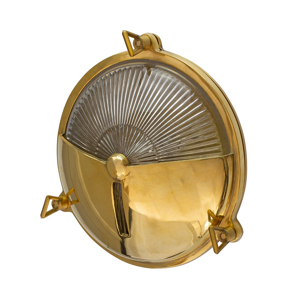 Carlisle Half Cover Outdoor & Bathroom Polished Solid Brass