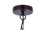Brewer Cage Industrial  Pendant Light Mulberry Red Maroon - Soho Lighting