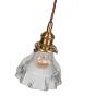 D'Arblay Brass Fluted Bell Pendant Light - The French Collection