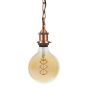 Soho Lighting Antique Copper Decorative Bulb Holder with Chain