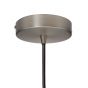 Soho Lighting Brushed Chrome Decorative Bulb Holder with Round Black Cable