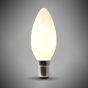 Soho Lighting 4w B15 Opal Candle LED Bulb 3000K Warm White Dimmable