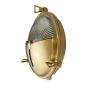 Carlisle Half Cover Lacquered Antique Brass IP66 Wall Light - The Outdoor & Bathroom Collection
