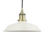 Clay White Small Trinity Metal Painted Pendant Light