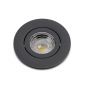 Soho Lighting Graphite Grey 3K Warm White Tiltable LED Downlights, Fire Rated, IP44, High CRI, Dimmable