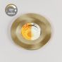 Brushed Brass CCT Dim To Warm LED Downlight Fire Rated IP65