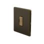 The Eton Collection Bronze 13A Unswitched FCU Black Inserts Screwless