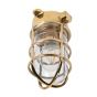 Kemp Polished Brass Grid IP66 Ceiling Light - The Outdoor & Bathroom Collection