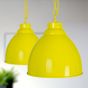 Mustard Yellow Pendant Light - Oxford Vintage - Soho Lighting