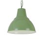 Compton Chalk Green Industrial Bell Pendant Light - Soho Lighting