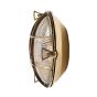 Carlisle Grid Prismatic Glass Polished Brass IP66 Bulkhead Wall Light - The Outdoor & Bathroom Collection