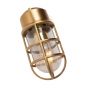 Kemp Lacquered Antique Brass IP66 Rated Outdoor & Bathroom Nautical Wall Light