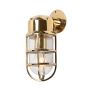 Kemp IP66 Rated Polished Brass Wall Light - The Outdoor & Bathroom Collection