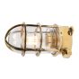 Kemp Polished Brass Grid IP66 Ceiling Light - The Outdoor & Bathroom Collection