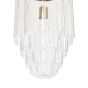 Glasshouse Lacquered Brass Clear Pendant Light - The Schoolhouse Collection