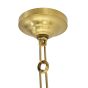 Glasshouse Lacquered Brass Clear Pendant Light - The Schoolhouse Collection