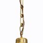 Glasshouse Lacquered Brass Opal Art Deco Pendant Light - the Schoolhouse Collection