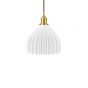 Large Scallop Shell Clear Water Pendant Light