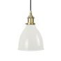Clay White Classic Painted Pendant Light