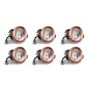 6 Pack - Antique Copper CCT Fire Rated LED Dimmable 10W IP65 Downlight