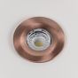 Soho 6 Pack - Antique Copper LED Downlights, Fire Rated, Fixed, IP65, CCT Switch, High CRI, Dimmable
