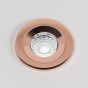Soho 4 Pack - Rose Gold LED Downlights, Fire Rated, Fixed, IP65, CCT Switch, High CRI, Dimmable