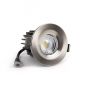 Soho 8 Pack - Brushed Chrome LED Downlights, Fire Rated, Fixed, IP65, CCT Switch, High CRI, Dimmable