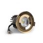 Soho 4 Pack - Polished Brass LED Downlights, Fire Rated, Fixed, IP65, CCT Switch, High CRI, Dimmable