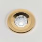 Soho Polished Brass LED Downlights, Fire Rated, Fixed, IP65, CCT Switch, High CRI, Dimmable