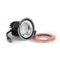 Soho Brushed Copper LED Downlights, Fire Rated, Fixed, IP65, CCT Switch, High CRI, Dimmable