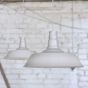 Large Argyll Industrial Pendant Light Grey Haze - Soho Lighting