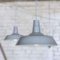 Argyll Industrial Pendant Light French Grey - Soho Lighting