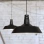 Argyll Industrial Pendant Light Matt Black - Soho Lighting
