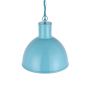 Wardour Industrial Bay Pendant Light Duck Egg Blue Turquoise - Soho Lighting