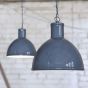 Wardour Industrial Bay Pendant Light Leaden Grey Slate - Soho Lighting