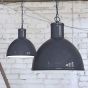 Wardour Industrial Bay Pendant Light Leaden Grey Slate - Soho Lighting