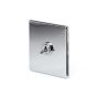 The Finsbury Collection Polished Chrome 1 Gang Intermediate Toggle Switch Screwless