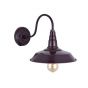 Argyll Industrial Wall Light Mulberry Red Maroon - Soho Lighting