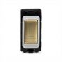 The Savoy Collection Brushed Brass 20A Double Pole 'Dishwasher' RM-Grid Switch Module