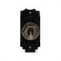 The Charterhouse Collection Antique Brass 20A 2 Way Retractive LT3-Toggle Switch Module