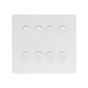 White 8 Gang Dimmer Switch