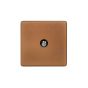 The Chiswick Collection Antique Copper 1 Gang Satellite Socket Screwless