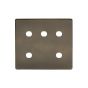 The Charterhouse Collection 5 Gang CM Circular Module Grid Switch Plate