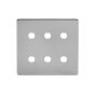 The Lombard Collection 6 Gang CM Circular Module Grid Switch Plate