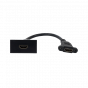 Black HDMI Mounted Socket EM-Euro Module