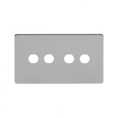 The Lombard Collection 4 Gang CM Circular Module Grid Switch Plate