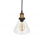 Romilly Tapered Clear Glass Pendant Light