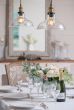Romilly Edison Industrial Clear Glass Step Pendant Light