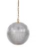 Soho Lighting Hollen Globe Timeless Brass Glass Pendant Light - The Schoolhouse Collection